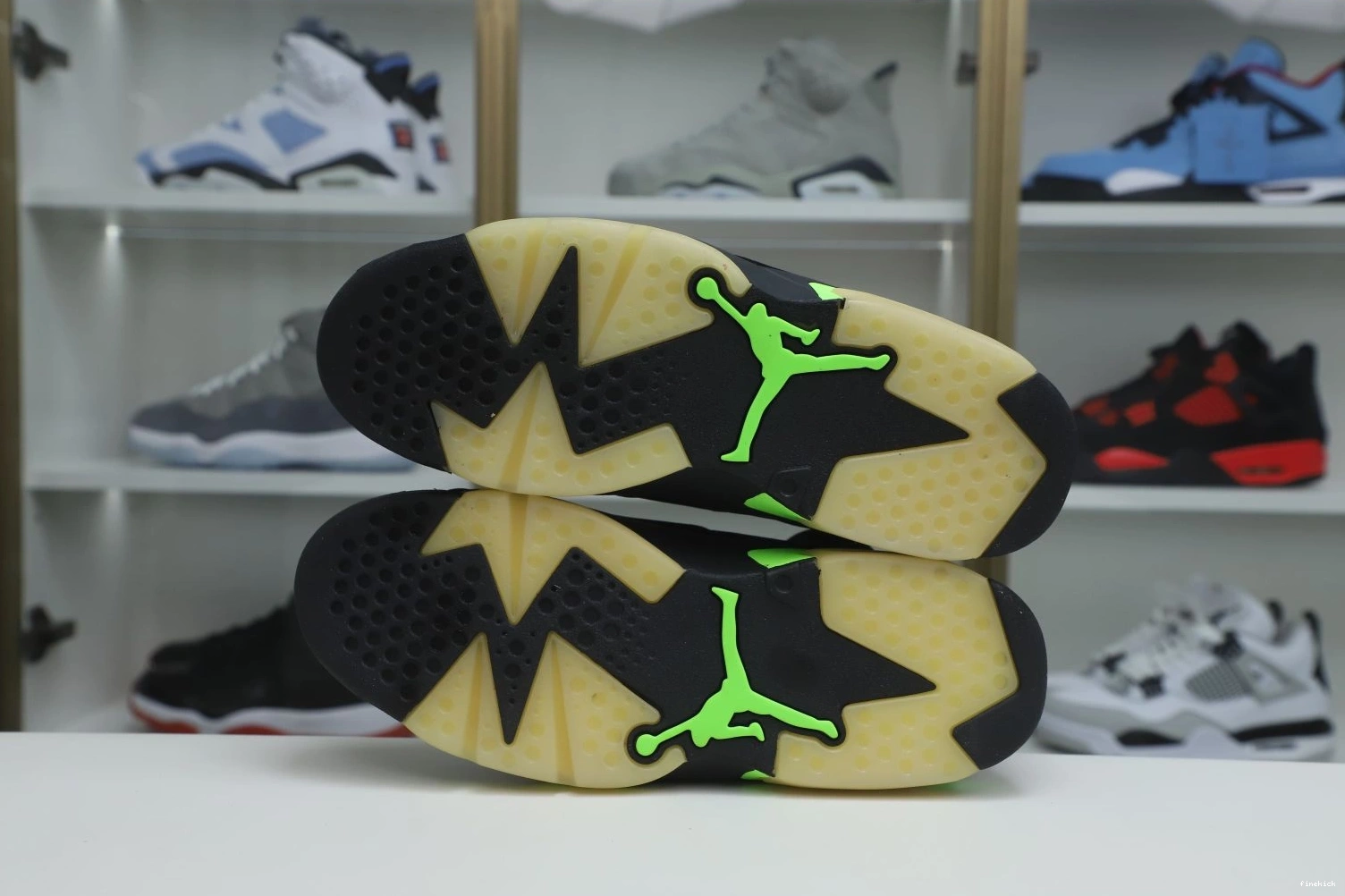 6 RETRO AIR 'ELECTRIC JORDAN GREEN' 0805